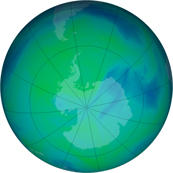 Ozone Map 2006-12-21